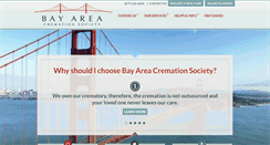 Desktop Screenshot of bayareacremation.com